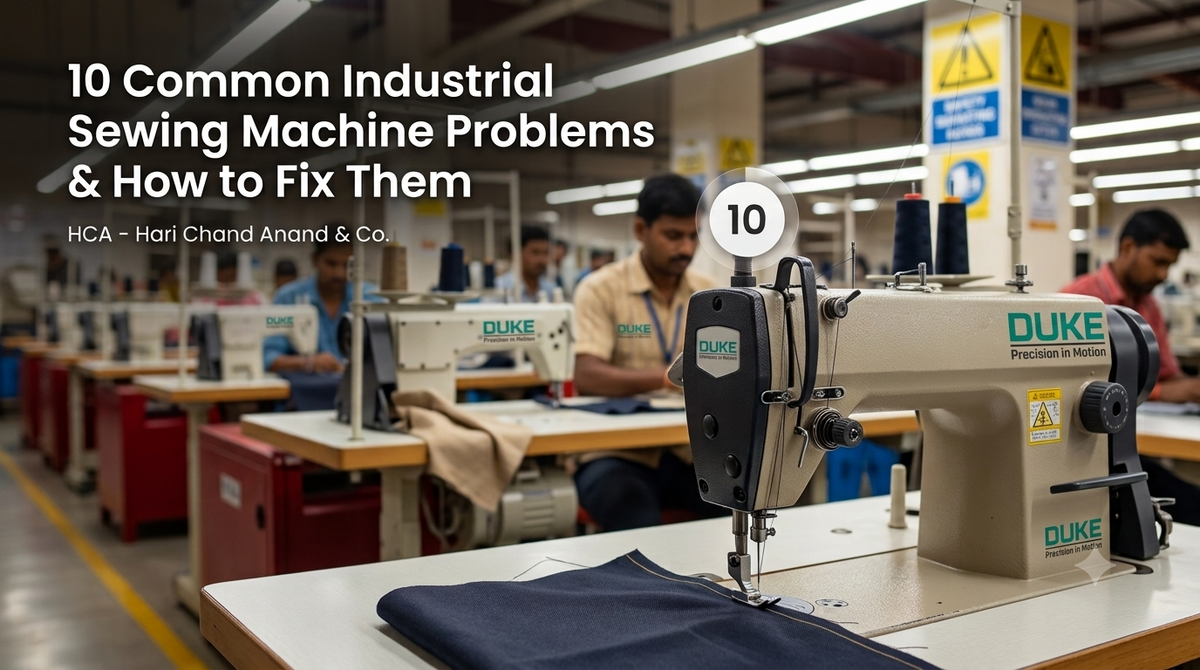 10 Common Industrial Sewing Machine Problems & How to Fix Them