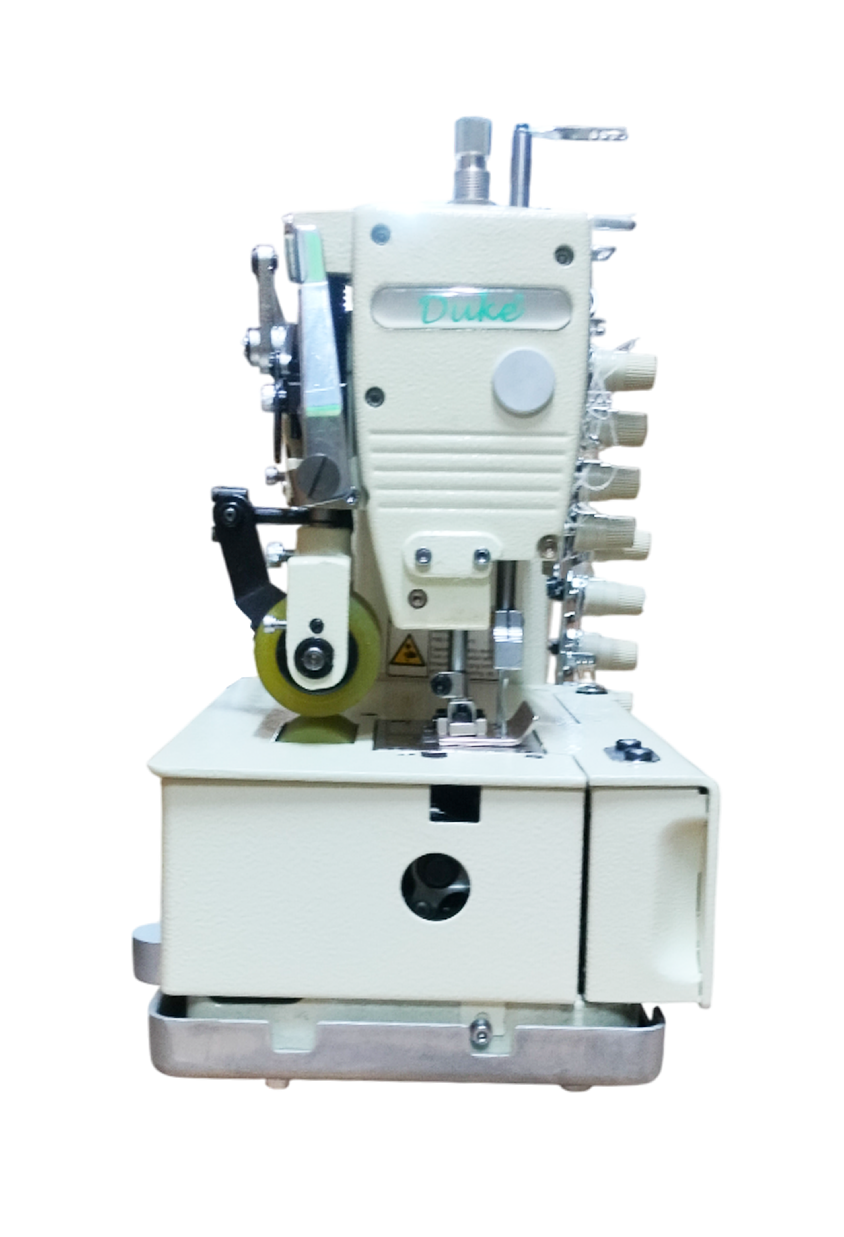 Flatbed Multi-Functional 11-Needle Sewing Machine with Puller for Shirt Fronting