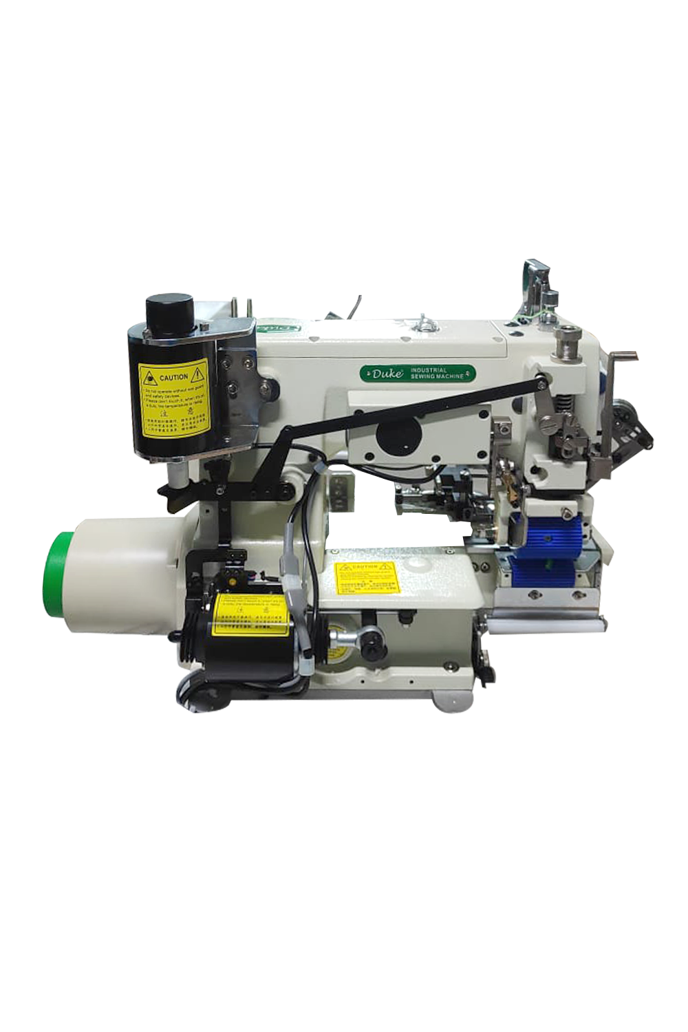 Platinum Chain stitch Machine With Right Fabric Trimmer For Elastic Attachment & UTC Complete Set - Hari Chand Anand & Co.
