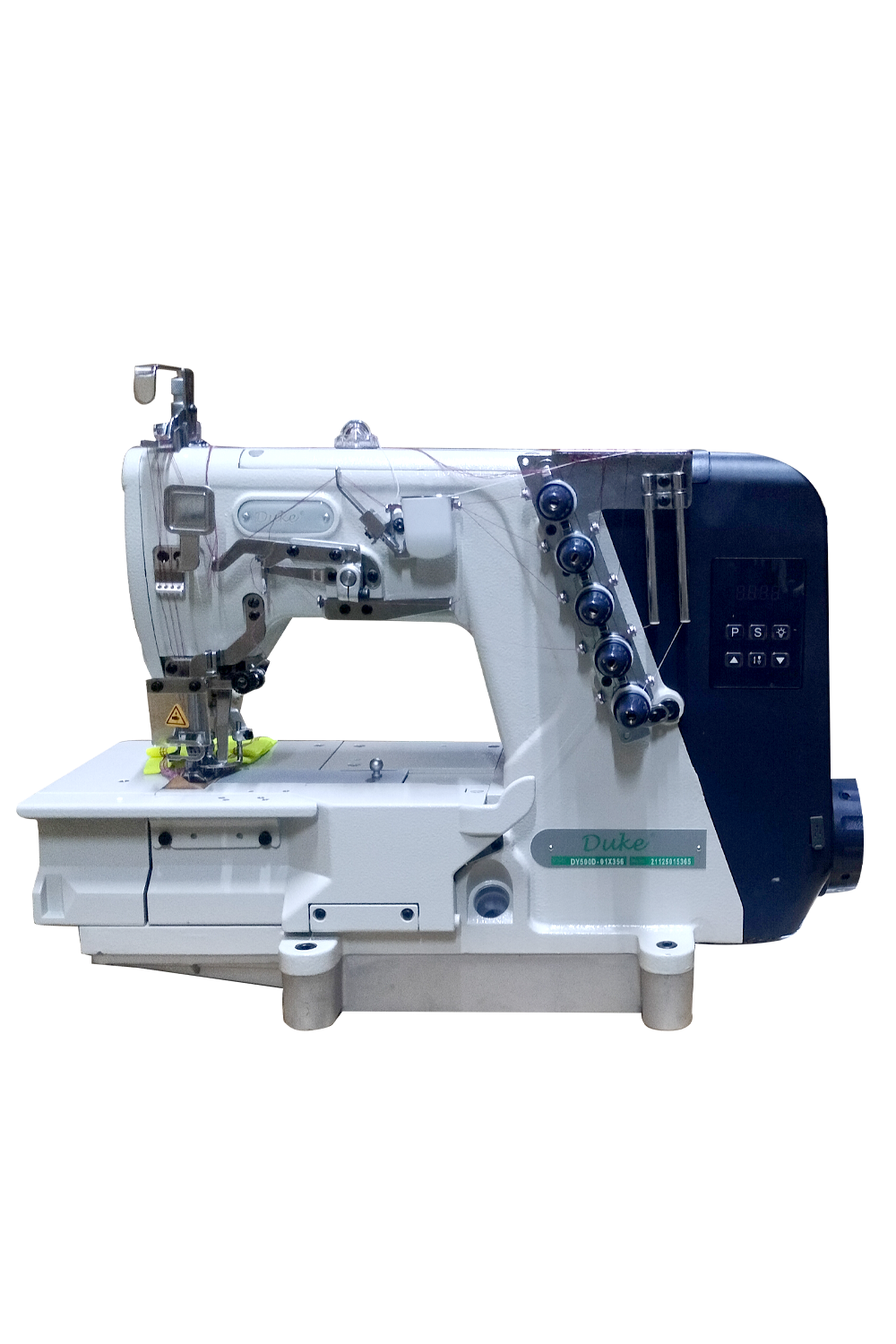 3 Needle, Flatbed, High Speed, Duke Top And Bottom Cover Stitch Machine - Hari Chand Anand & Co.