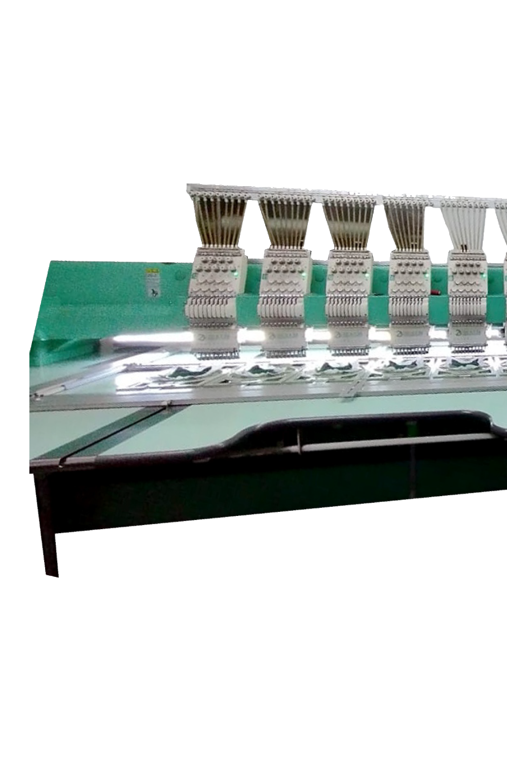 12-Head, 9-Color High-Speed Multi-Head Embroidery Machine