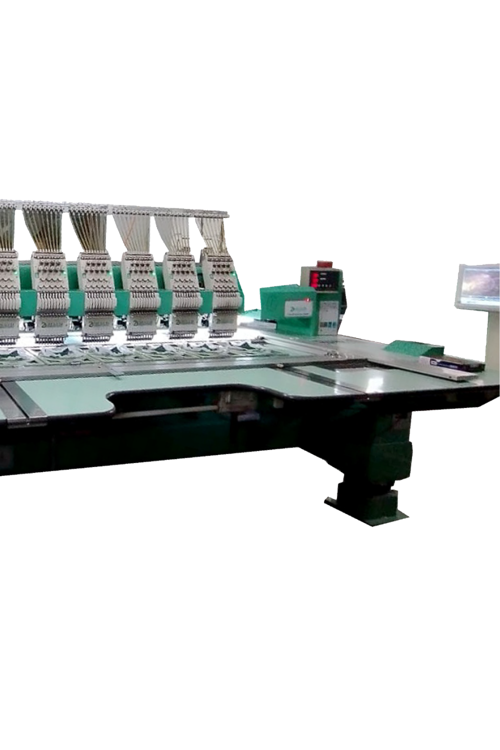12-Head, 9-Color High-Speed Multi-Head Embroidery Machine