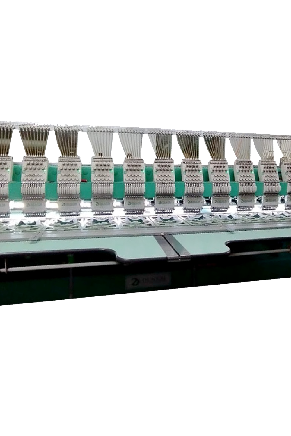 12-Head, 9-Color High-Speed Multi-Head Embroidery Machine