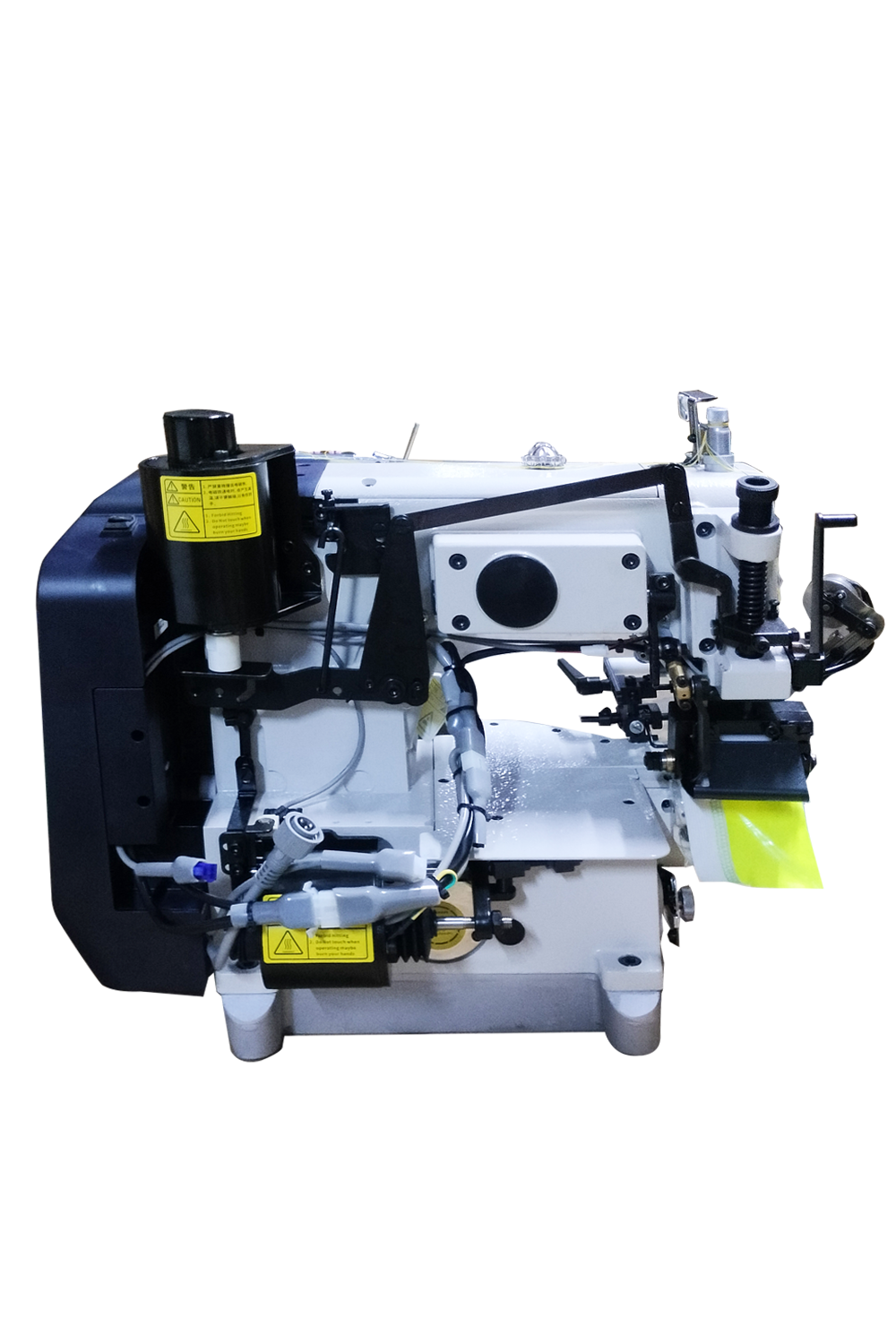 Elastic Attaching Machine with Right Side Cutter & Electric Suction - Hari Chand Anand & Co.