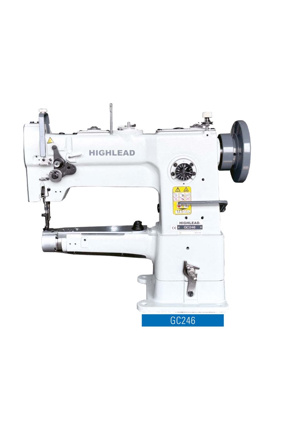 Single Needle Cylinder Bed Compound Feeding Lockstitch Sewing Machine
