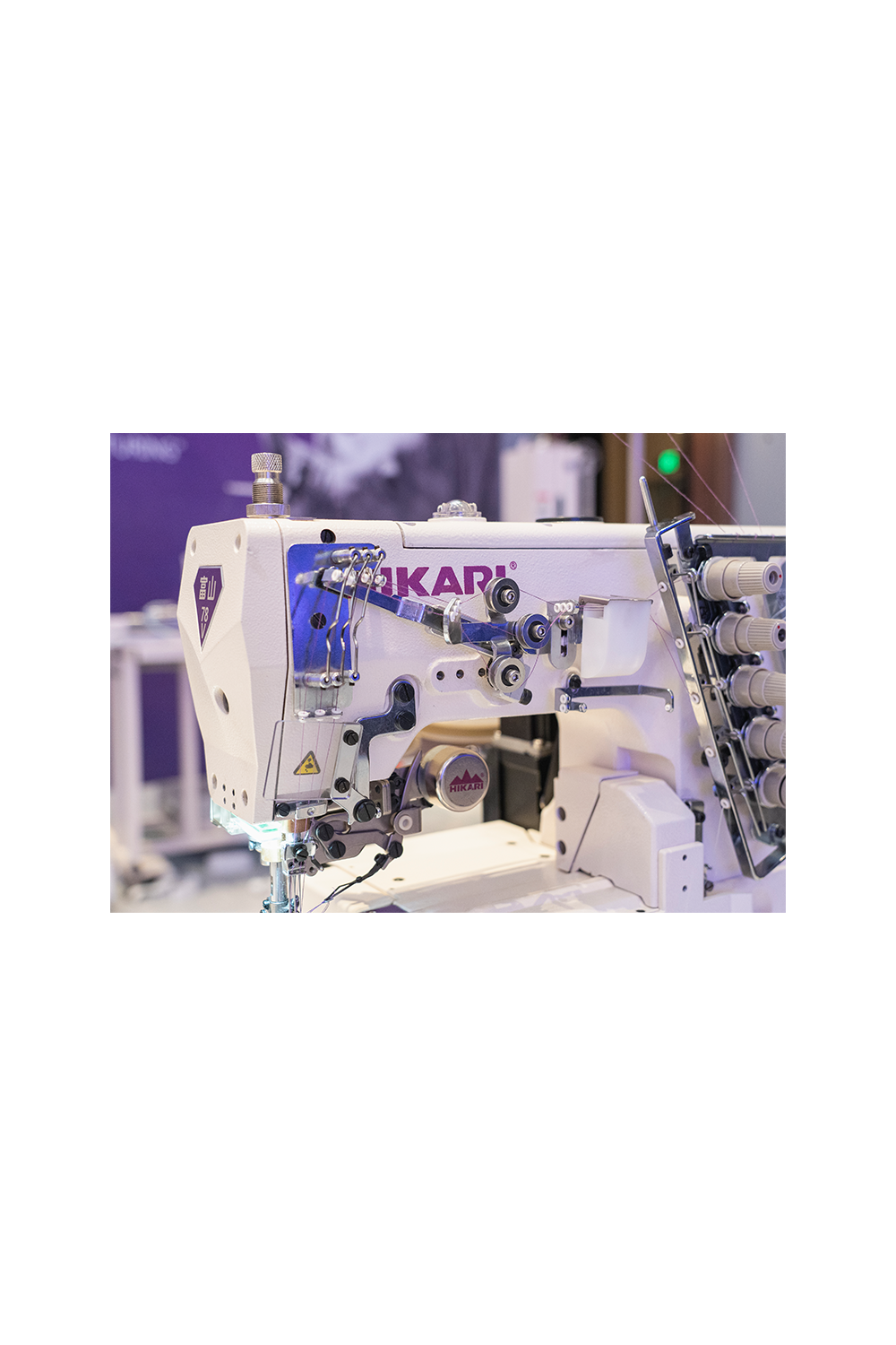 Hikari HW78V 05/SP09 computerized flatbed interlock sewing machine with digital feeding – sold by HCA