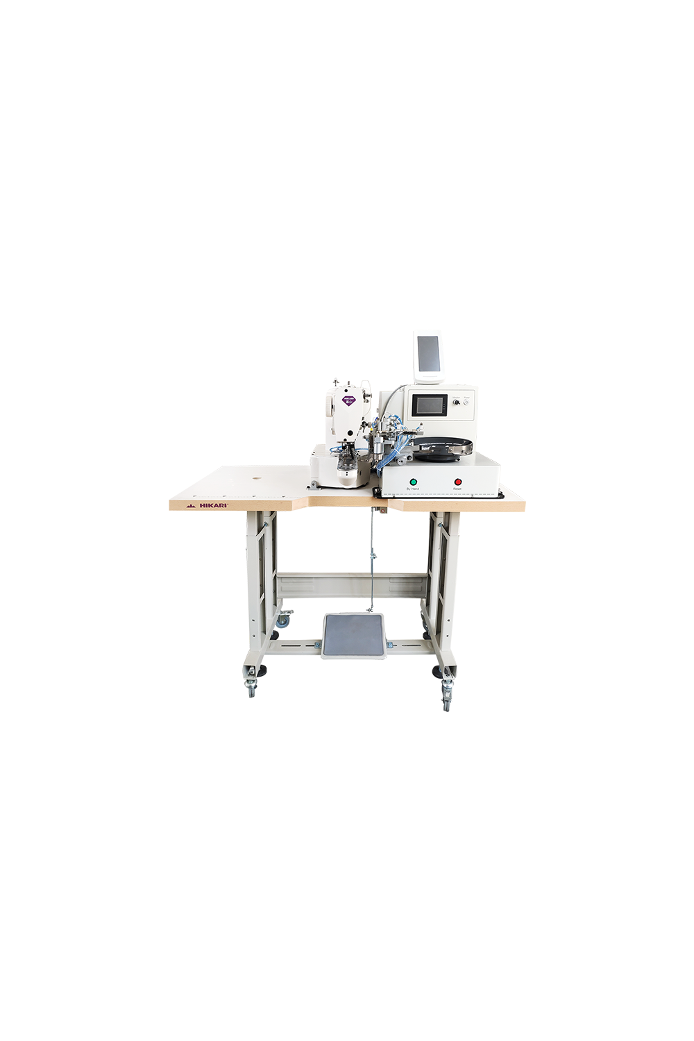 Hikari ASK-A HK-2903-A Auto Button Feeding Attaching Machine for precise stitching