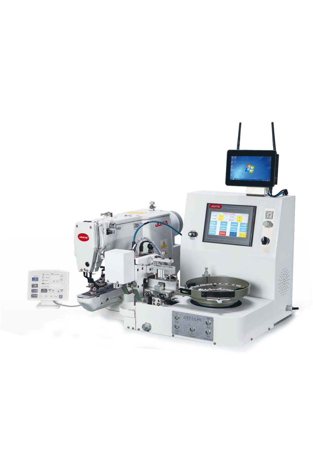 Automatic Identification Character Button Feeding Device (Without Button Attaching Machine)