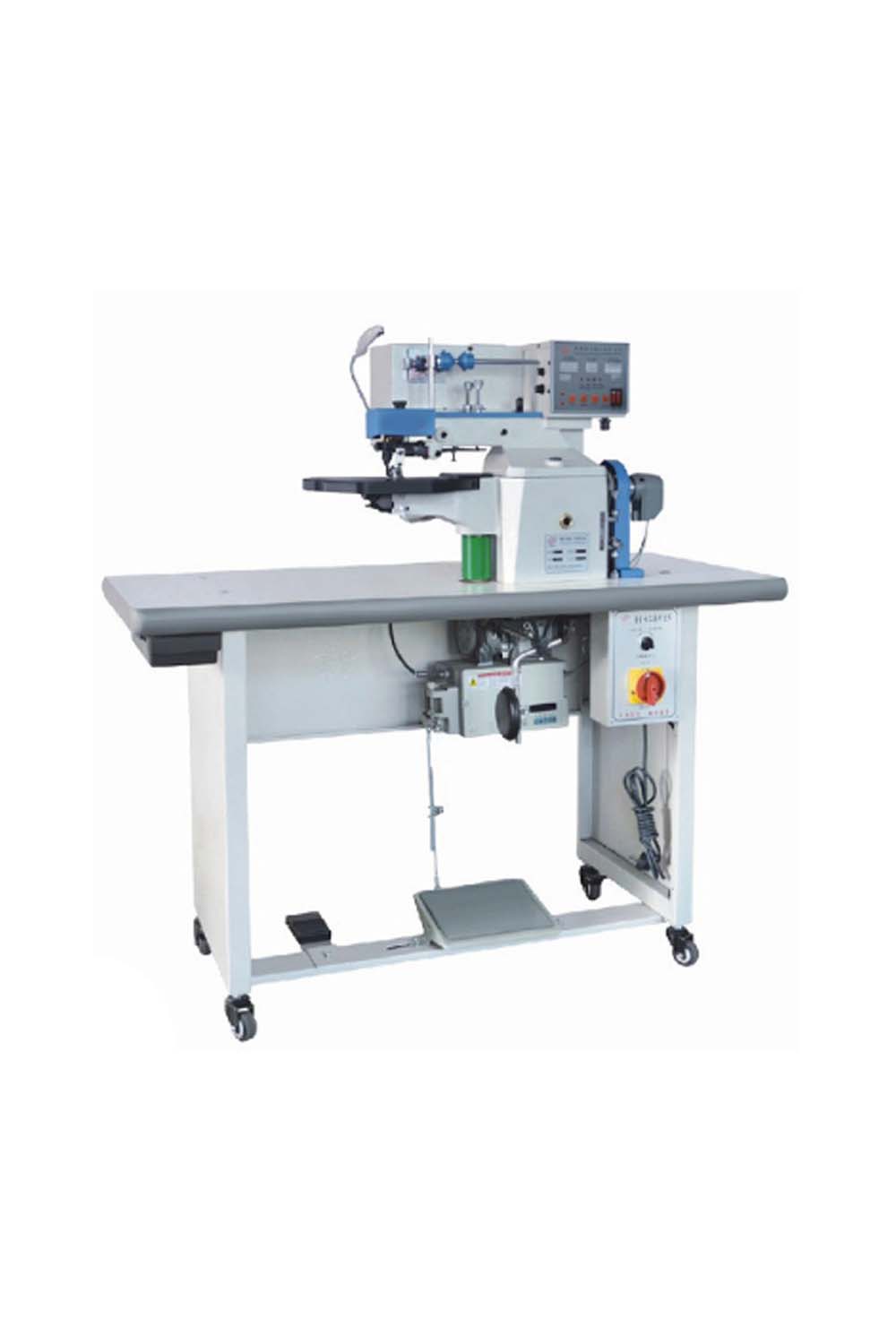 AUTOMATIC EDGE BINDING AND CEMENTING MACHINE