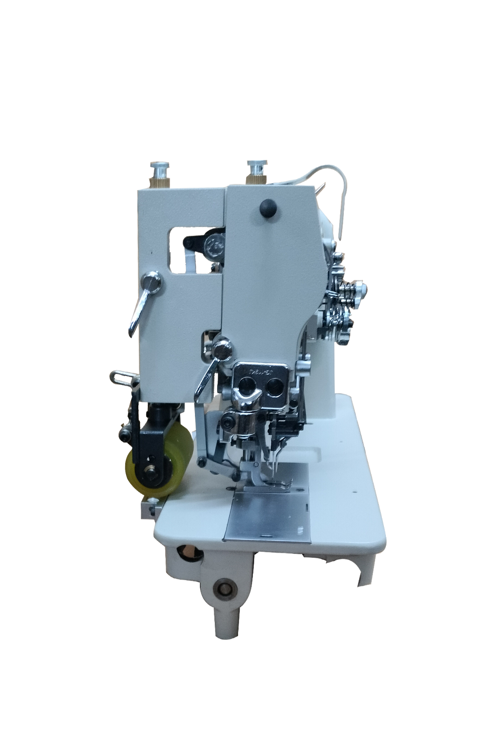 Double Needle Picot Stitch Flatbed Machine