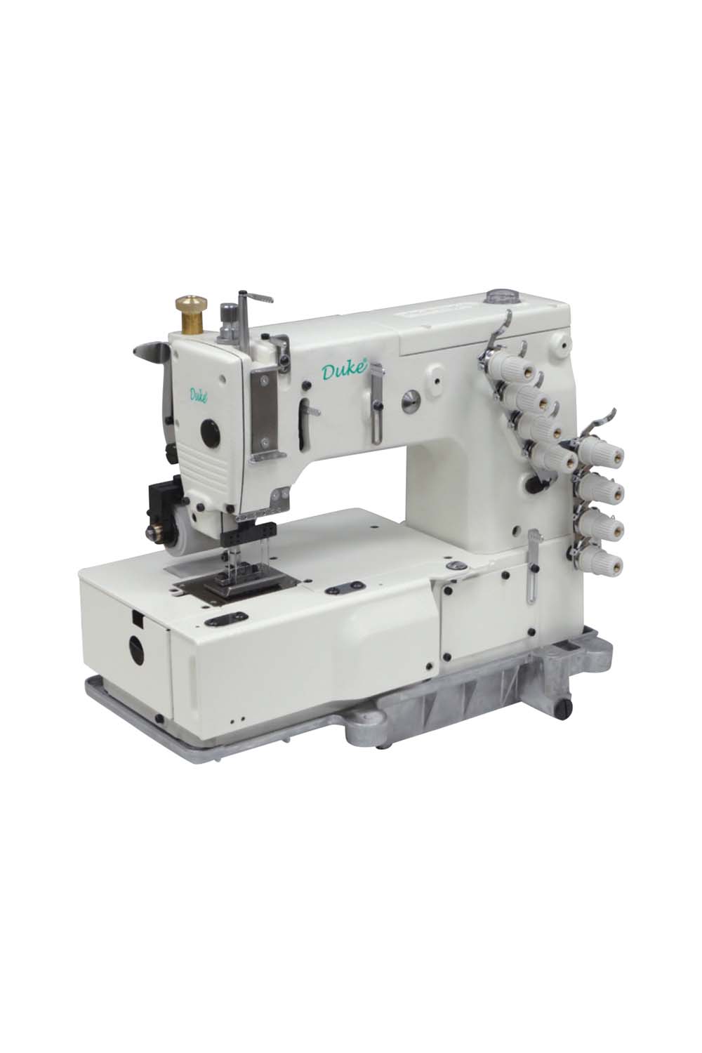 Flatbed Multi-Functional 11-Needle Sewing Machine with Puller for Shirt Fronting