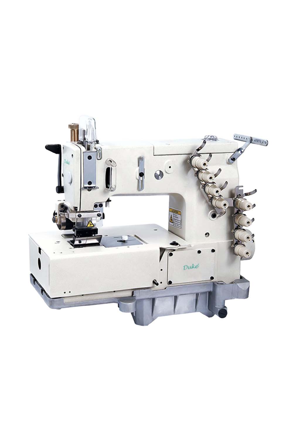 Duke DY-1509P-D Direct Drive 6-Needle Double Chain Stitch Machine for Waistband