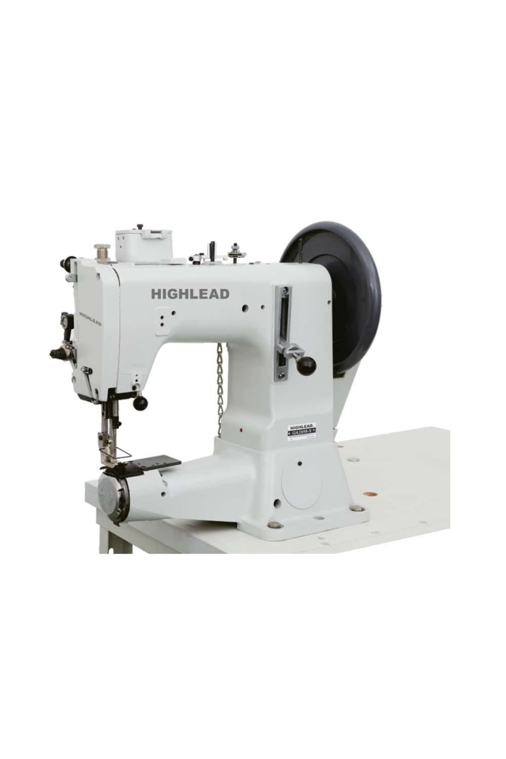 Extra Heavy Duty Cylinder Bed Compound Feed Lockstitch Sewing Machine