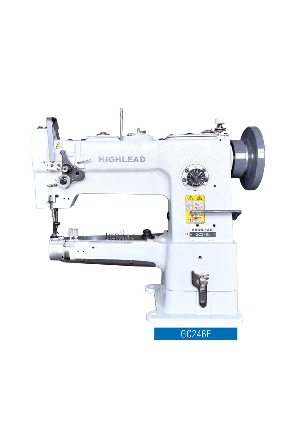 Single Needle Cylinder Bed Compound Feeding Lockstitch Sewing Machine