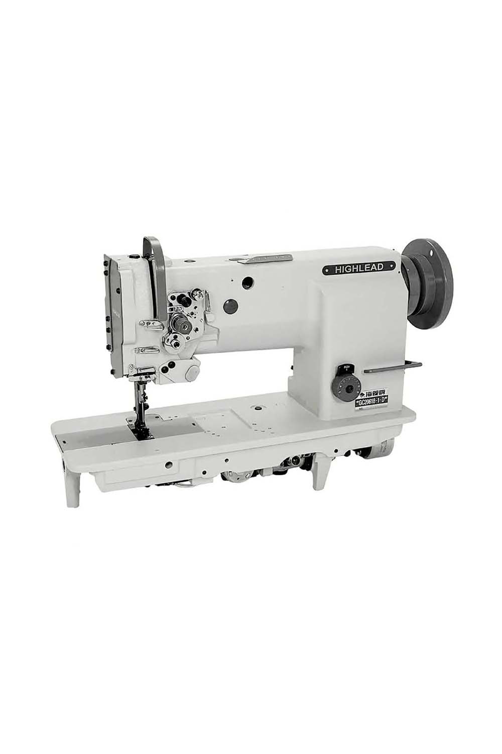 Highlead GC20618 heavy-duty lockstitch sewing machine with compound feed system