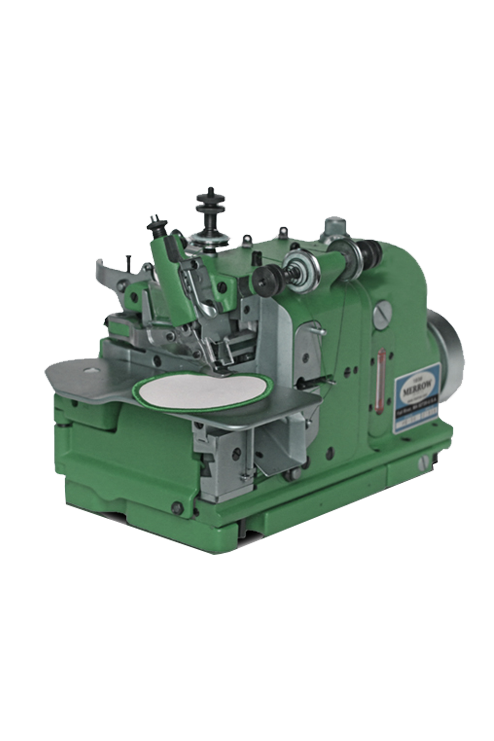 Merrow MG-3U Emblem Edging Machine – Industrial Patch Bordering Sewing Machine