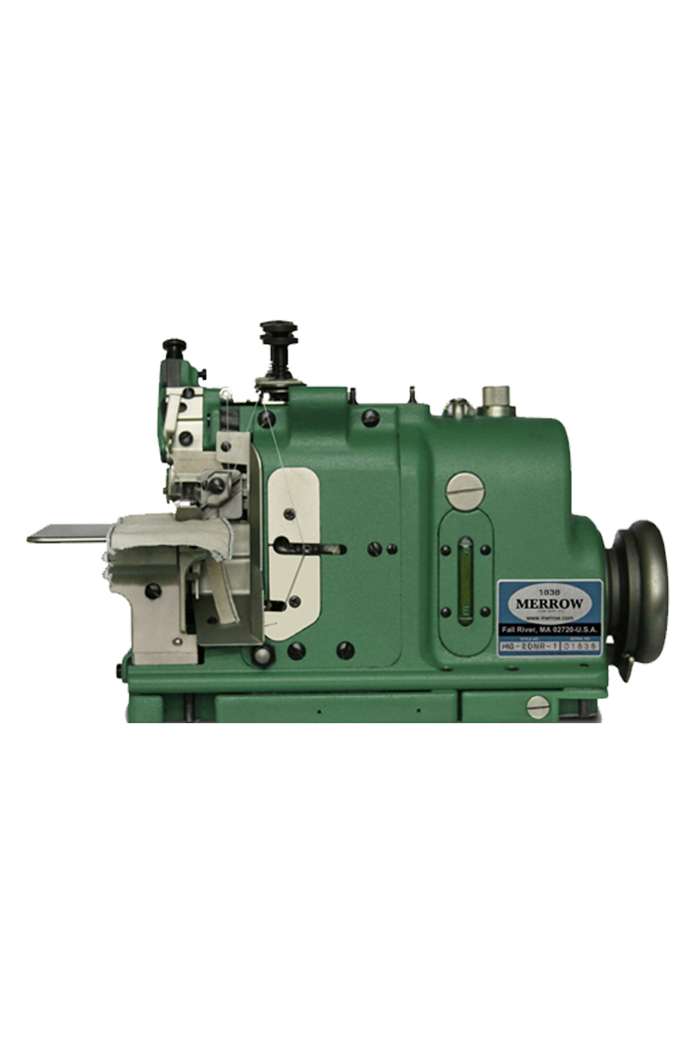 Merrow MG-2DNR-1 purl edge sewing machine for narrow hems and lettuce edge, available at HCA