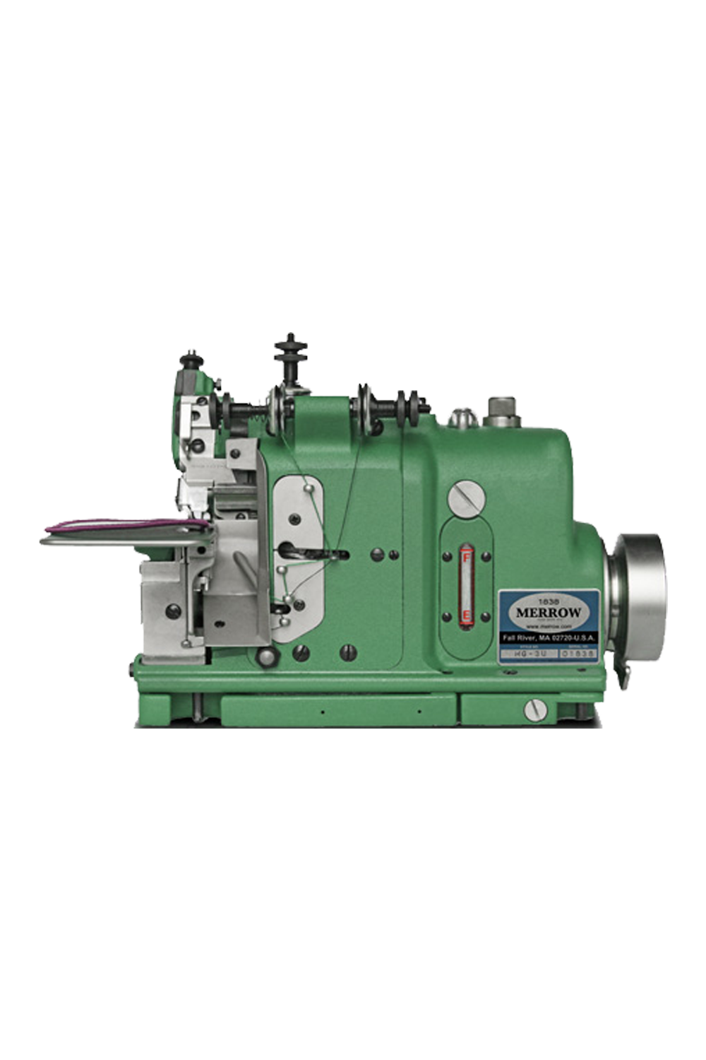 Merrow MG-3U Emblem Edging Machine—Industrial Patch Bordering Sewing Machine
