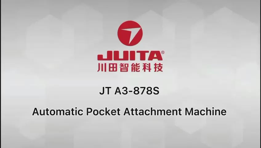High-speed pocket stitching with Juita JT-A3-878 Automatic Pocket Setter