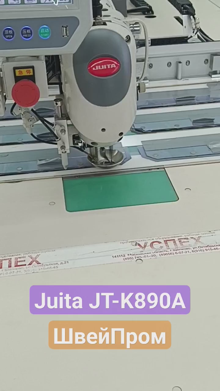 Juita JT-K8-90A Automatic Template Machine with Single Screw Drive - Full Demo
